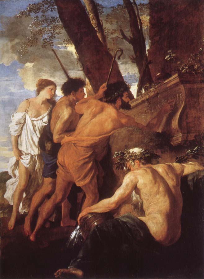 Nicolas Poussin Eats in Arcadia ego